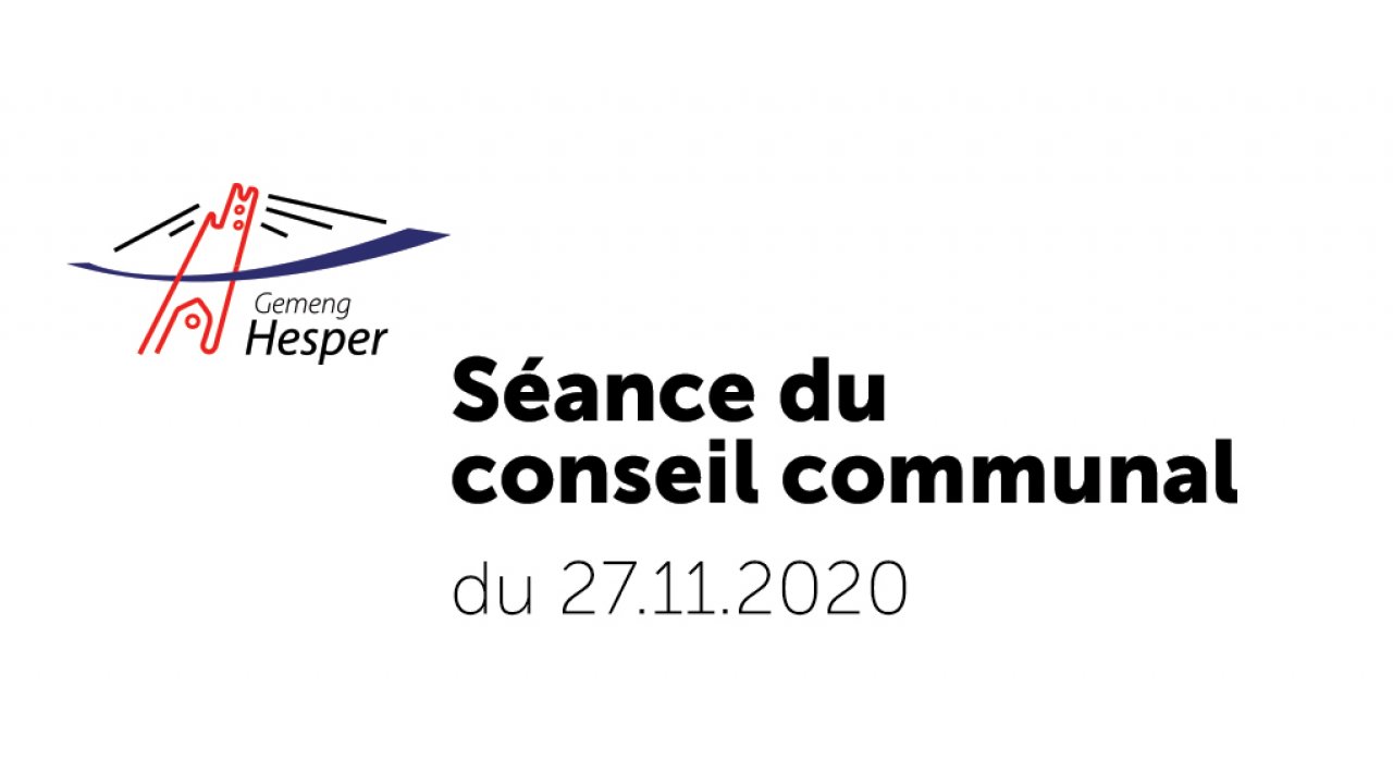 Conseil communal du 27 novembre 2020